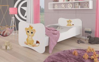 ADRK Furniture - Dječji krevet Gonzalo grafika - 80x160 cm