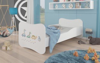 ADRK Furniture - Dječji krevet Gonzalo grafika - 70x140 cm