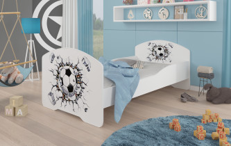 ADRK Furniture - Dječji krevet Pepe grafika - 80x160 cm