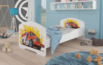 ADRK Furniture - Dječji krevet Pepe grafika - 80x160 cm