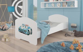 ADRK Furniture - Dječji krevet Pepe grafika - 70x140 cm