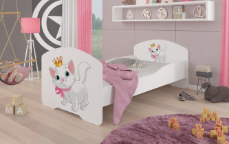 ADRK Furniture - Dječji krevet Pepe grafika - 80x160 cm