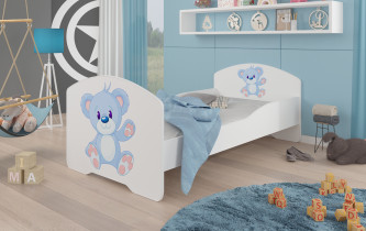 ADRK Furniture - Dječji krevet Pepe grafika - 80x160 cm