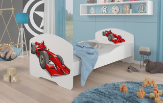 ADRK Furniture - Dječji krevet Pepe grafika - 80x160 cm