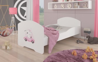 ADRK Furniture - Dječji krevet Pepe grafika - 80x160 cm