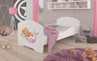 ADRK Furniture - Dječji krevet Pepe grafika - 80x160 cm