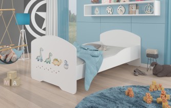 ADRK Furniture - Dječji krevet Pepe grafika - 80x160 cm