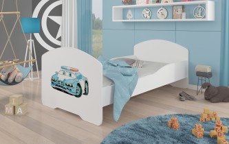 ADRK Furniture - Dječji krevet Pepe grafika - 80x160 cm