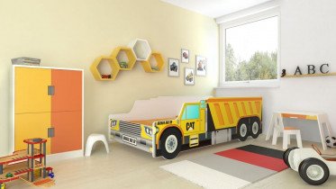 ADRK Furniture - Dječji krevet Auto - 70x140 cm