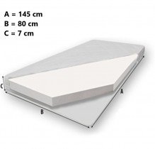 ADRK Furniture - Dječji krevet Casimo II s dodatnim ležajem - 80x160 cm