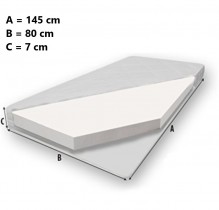 ADRK Furniture - Dječji krevet Casimo II grafika s dodatnim ležajem - 80x160 cm s ogradom