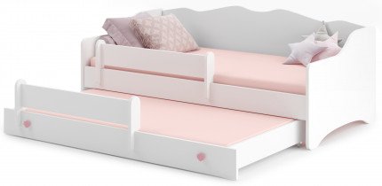 ADRK Furniture - Dječji krevet s dodatnim ležajem Emka II - 80x160 cm