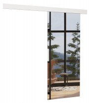 ADRK Furniture - Klizna pregradna vrata Tess 86 - bijela