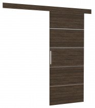 ADRK Furniture - Klizna pregradna vrata Tony 96 - čokolada