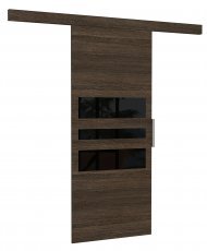 ADRK Furniture - Klizna pregradna vrata Alena 90 - pepeljasta