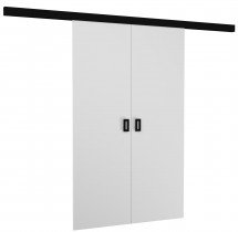 ADRK Furniture - Klizna dvokrilna vrata Toppo 160 - bijela