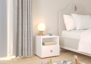ADRK Furniture - Noćni ormarić za djećju sobu Emi
