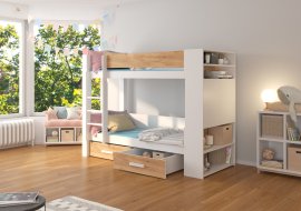 ADRK Furniture - Krevet na kat Garet 90x200 cm