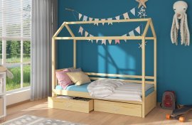 ADRK Furniture - Dječji krevet Rose - 90x200 cm - bor