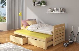 ADRK Furniture - Dječji krevet Tomi - 90x200 cm - bor