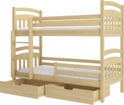 ADRK Furniture - Krevet na kat Ada - 80x180 cm - bor