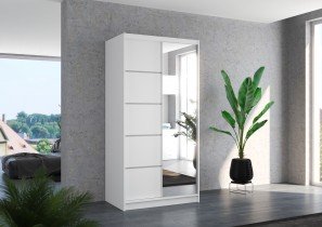 ADRK Furniture - Ormar s kliznim vratima Orlando - 100 cm