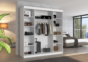 ADRK Furniture - Ormar s kliznim vratima Austin - 200 cm