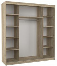 ADRK Furniture - Ormar s kliznim vratima Megan - 200 cm