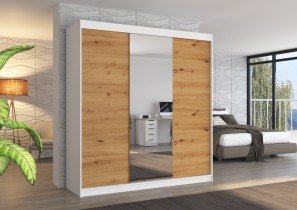 ADRK Furniture - Ormar s kliznim vratima Santiago - 200 cm