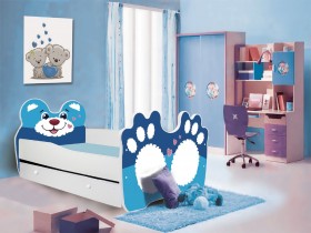ADRK Furniture - Dječji krevet Medvjedić s ladicom - 80x160 cm