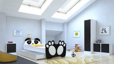 ADRK Furniture - Dječji krevet Medvjedić s ladicom - 80x160 cm