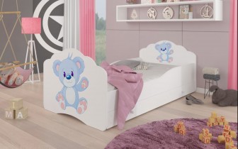 ADRK Furniture - Dječji krevet Casimo grafika s ladicom - 70x140 cm