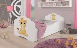 Dječji krevet Casimo grafika s ladicom - 70x140 cm