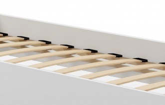 ADRK Furniture - Dječji krevet Casimo grafika sa zaštitnom ogradicom i ladicom - 70x140 cm