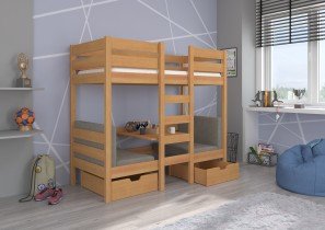 ADRK Furniture - Krevet na kat Bart - 80x180 cm 