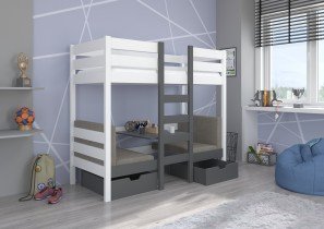 ADRK Furniture - Krevet na kat Bart - 80x180 cm 