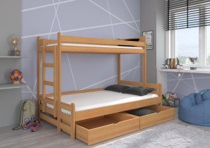 ADRK Furniture - Krevet na kat Benito - 90x200 cm 