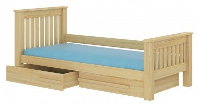 ADRK Furniture - Dječji krevet Carmel - 90x200 cm - borovina