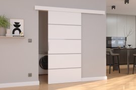 ADRK Furniture - Klizna vrata Biella 106 - bijela