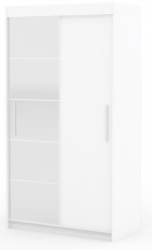 ADRK Furniture - Ormar s kliznim vratima Esti - 120 cm - bijela