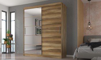 ADRK Furniture - Ormar s kliznim vratima Esti - 180 cm - murano