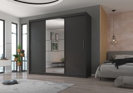 Ormar s kliznim vratima Erwin - 235 cm - antracit