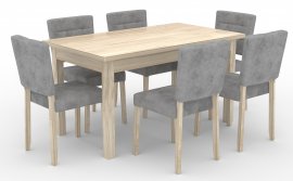 ADRK Furniture - Blagovaonski set Rodos 80 - sonoma