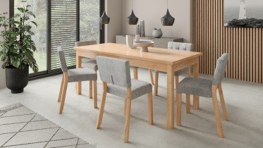 ADRK Furniture - Blagovaonski stol Rodos 80 - zlatna