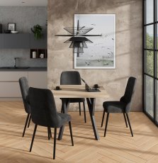ADRK Furniture - Blagovaonski stol Rodos 82 - siva