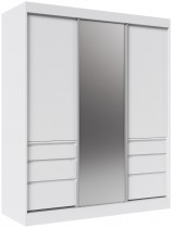 ADRK Furniture - Ormar Haidar - 180 cm - bijela