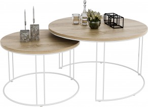 Bijela/sonoma - CT-ETT-W-S