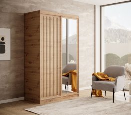 ADRK Furniture - Ormar s kliznim vratima Delia 120 cm - artisan