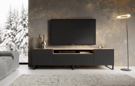 TV element s povišenim nogicama Noemi - artisan/crna
