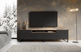 ADRK Furniture - TV element s povišenim nogicama Noemi - artisan/crna